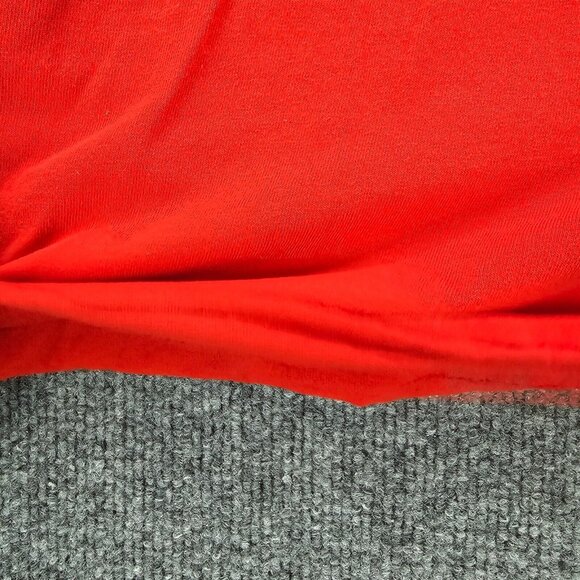 Winter‎ Texan Tshirt Mens Large Red Short Sleeve Embroidered Bird Cardinal - Picture 4 of 9